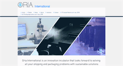 Desktop Screenshot of oriainternational.com